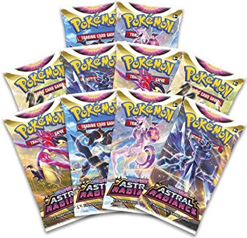 Pokémon EB10: Coffret Dresseur d’élite Épée et Bouclier – Astres Radieux boîte