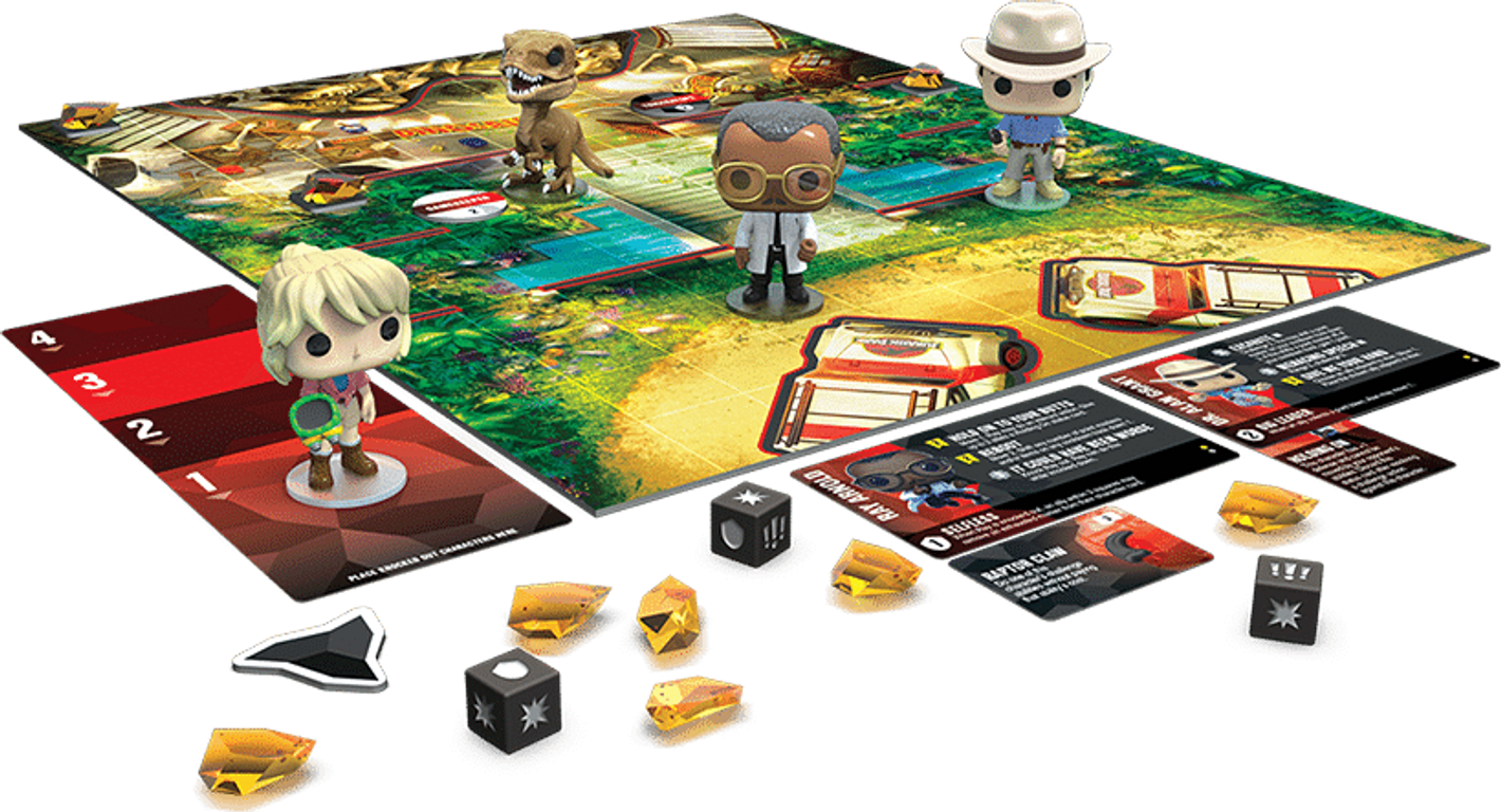 Funkoverse Strategy Game: Jurassic Park 100 componenti