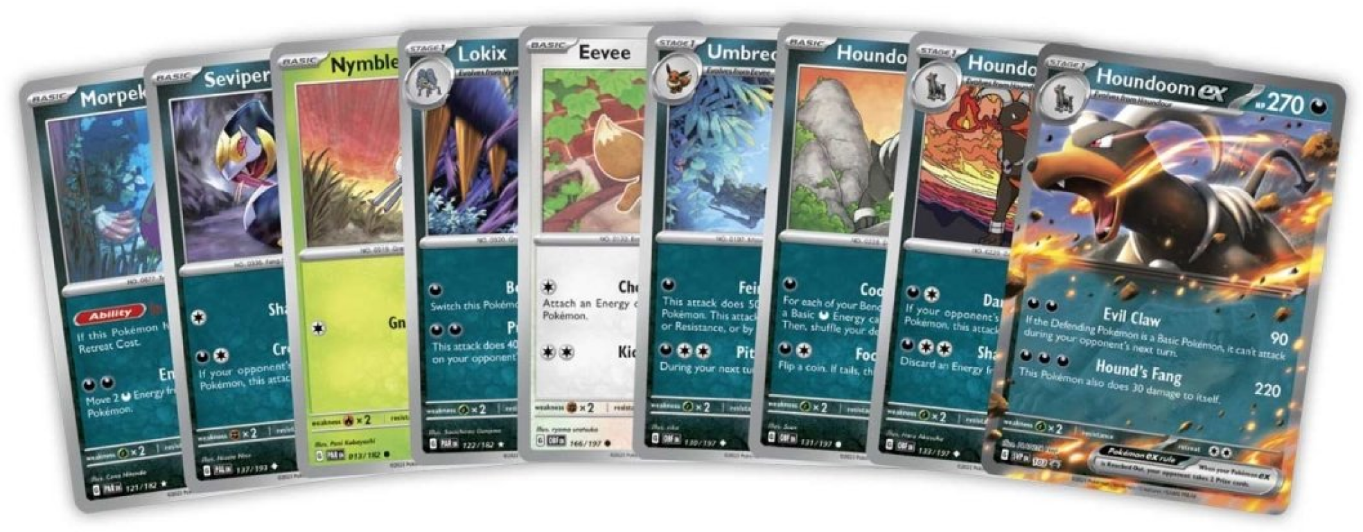 Pokémon TCG: Houndoom ex Battle Deck cartes