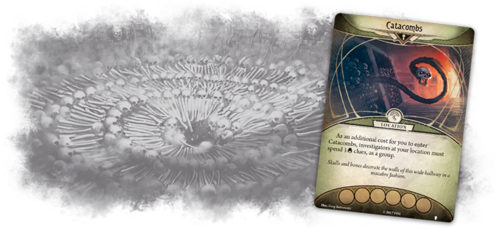 Arkham Horror: El Juego de Cartas – La Máscara Pálida: Pack de Mitos Catacombs carta