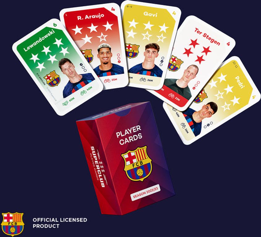 Superclub: FC Barcelona Player Cards 2022/23 kaarten