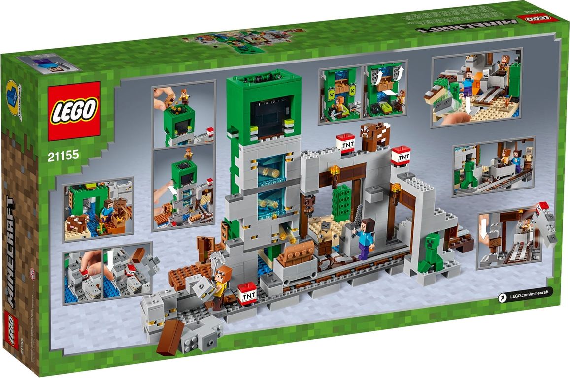 LEGO® Minecraft La mine du Creeper™ dos de la boîte