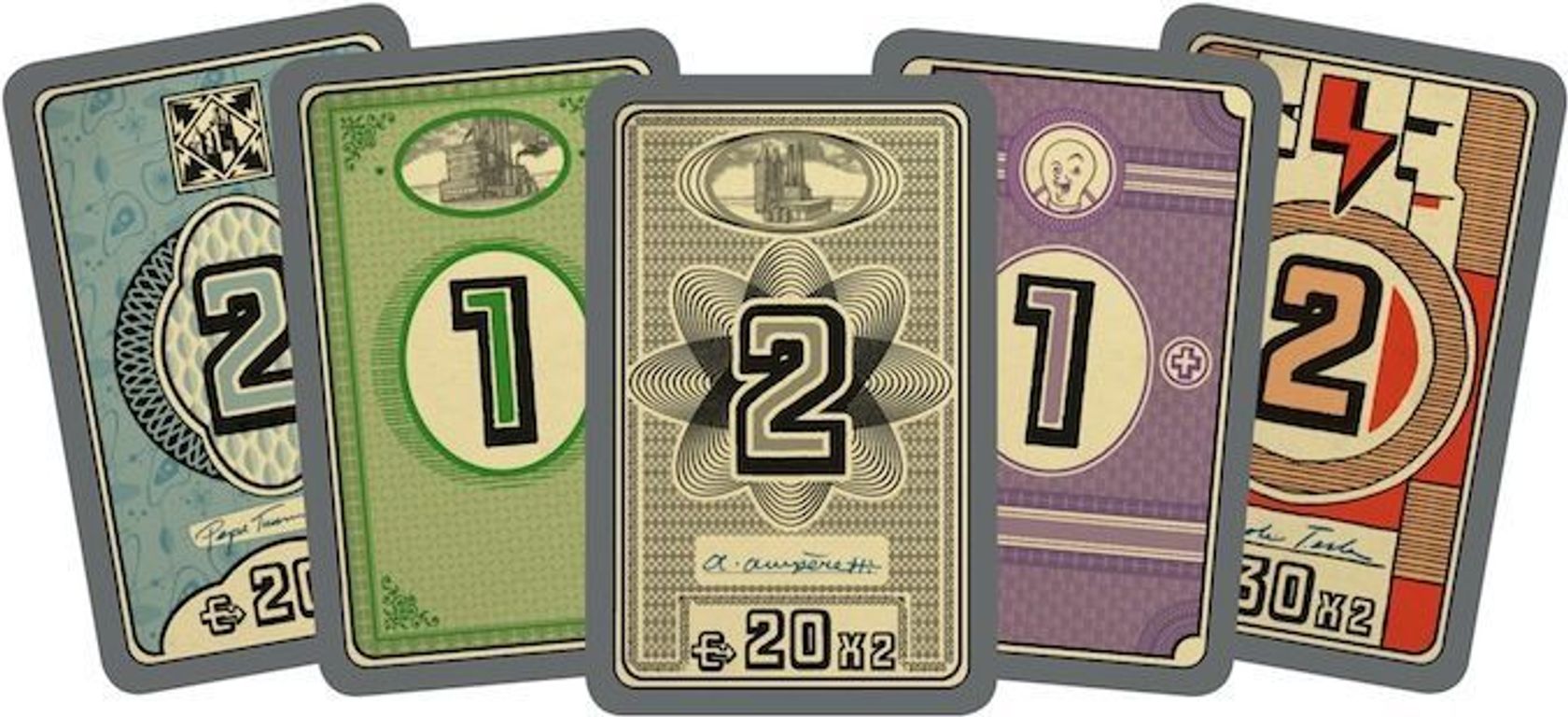 Power Grid: The Stock Companies cards