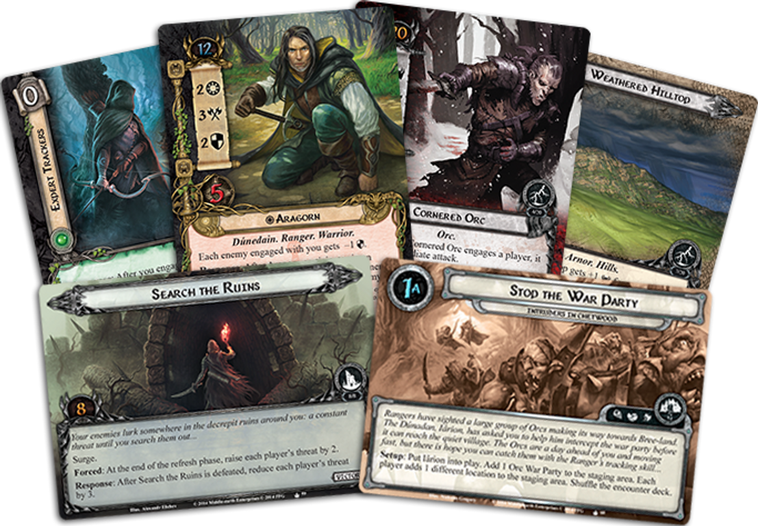 The Lord of the Rings: The Card Game - The Lost Realm cards