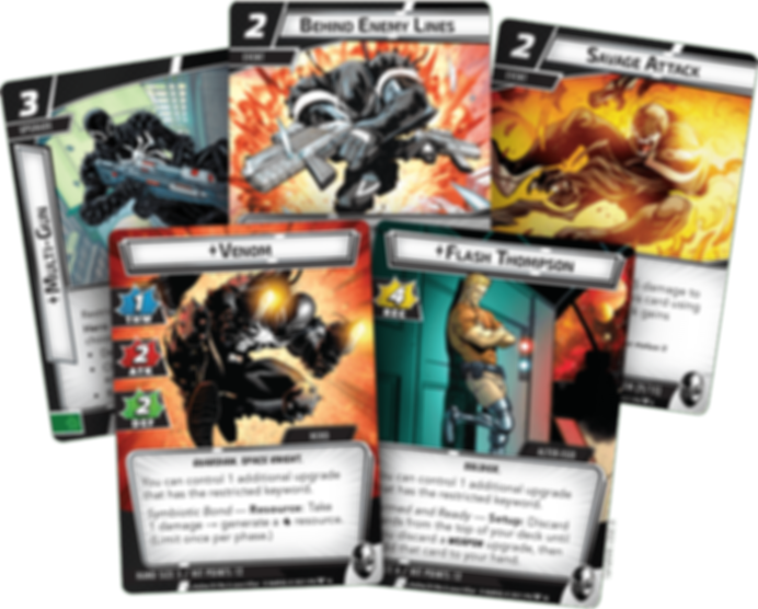 Marvel Champions: The Card Game – Venom Hero Pack cards