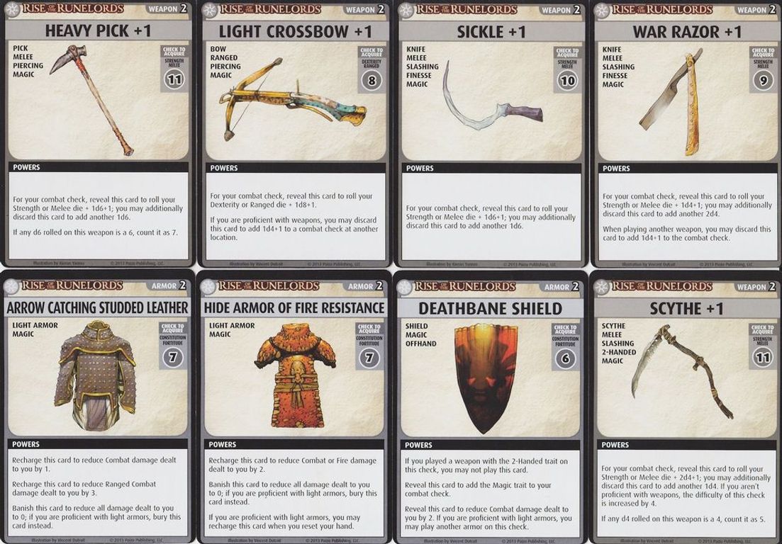 Pathfinder Adventure Card Game: Ascesa dei Signori delle Rune – Mazzo Avventura: I Delitti dello Scuoiatore carte