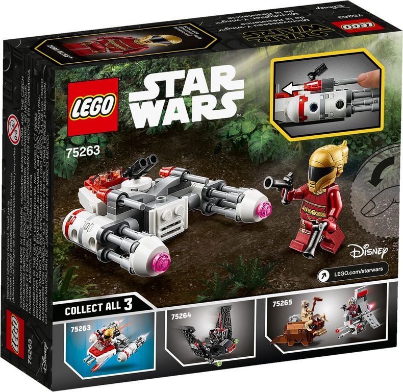 LEGO® Star Wars Resistance Y-wing™ Microfighter achterkant van de doos