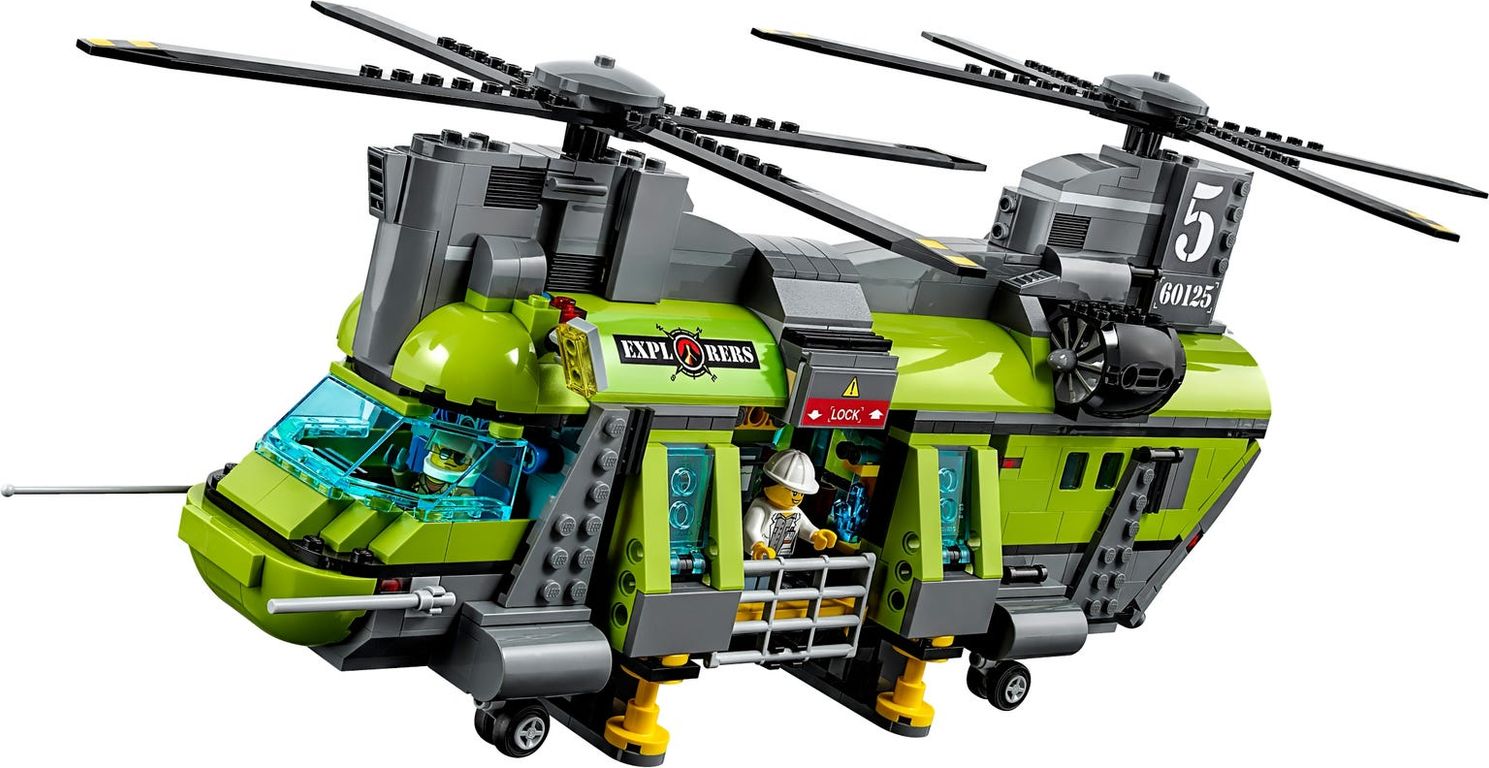 LEGO® City Volcano Heavy-lift Helicopter components