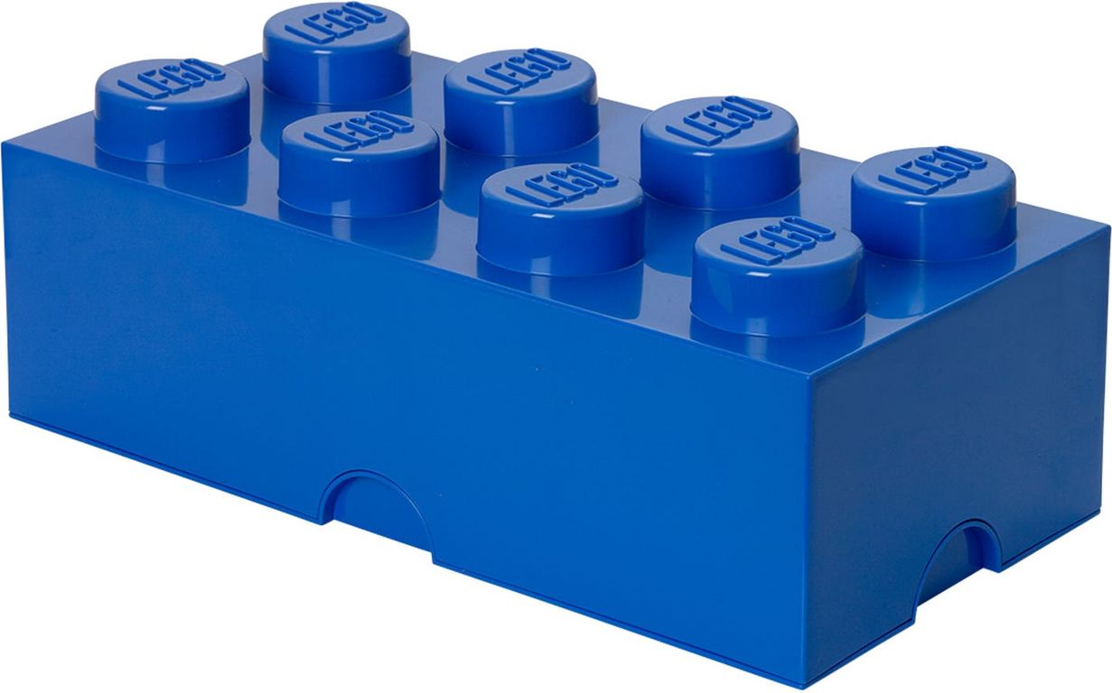 8-Stud Storage Brick – Blue box