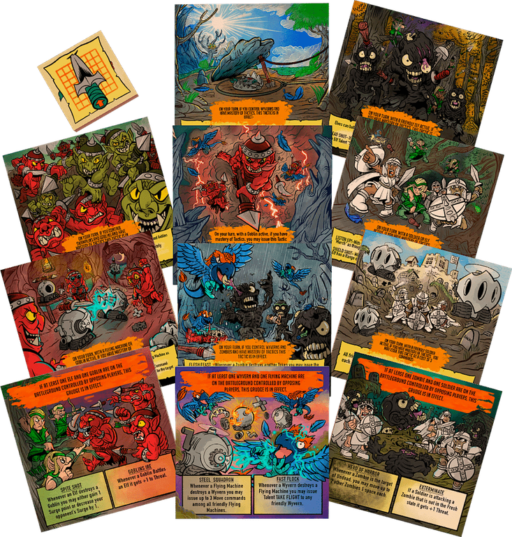 Token Terrors: Battlegrounds cartes