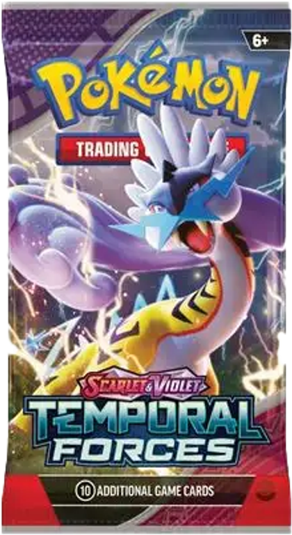 Pokémon TCG: Scarlet & Violet-Temporal Forces Booster Pack scatola