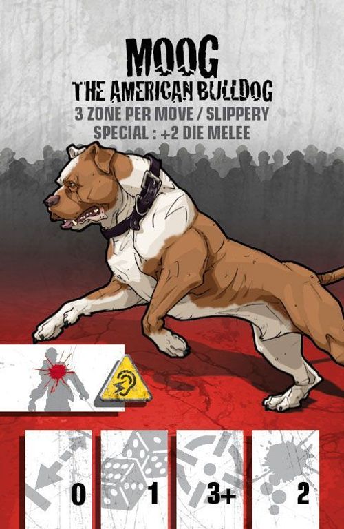 Zombicide Box of Dogs Set #6: Dog Companions kaarten