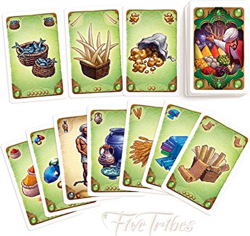 Five Tribes kaarten