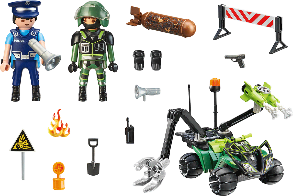 Playmobil® City Action Starter Pack Police Training components