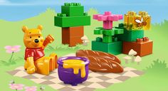 LEGO® DUPLO® Winnie De Poeh's Picknick componenten