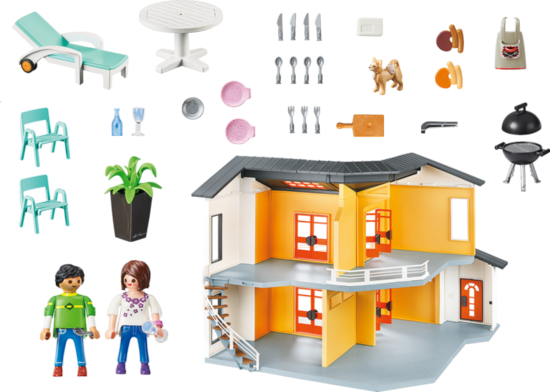 Playmobil® City Life Modern House components