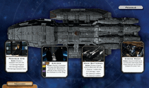 Battlestar Galactica: Pegasus Expansion components