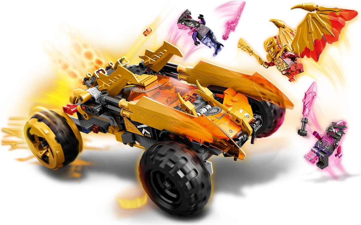 LEGO® Ninjago Coles Drachen-Flitzer spielablauf