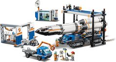 LEGO® City Raketenmontage & Transport spielablauf