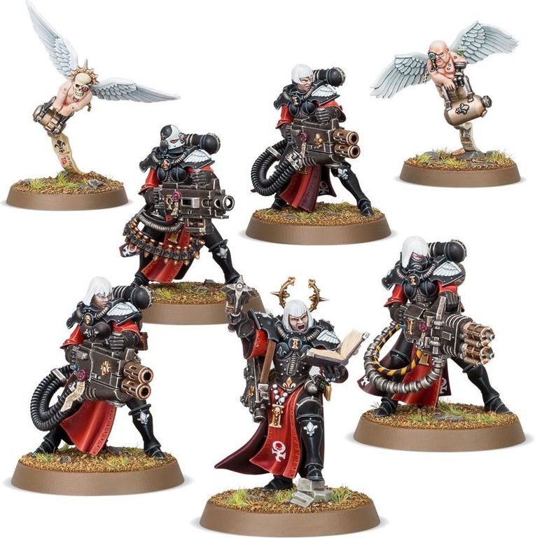 Warhammer 40,000: Adepta Sororitas - Retributor Squad miniatures