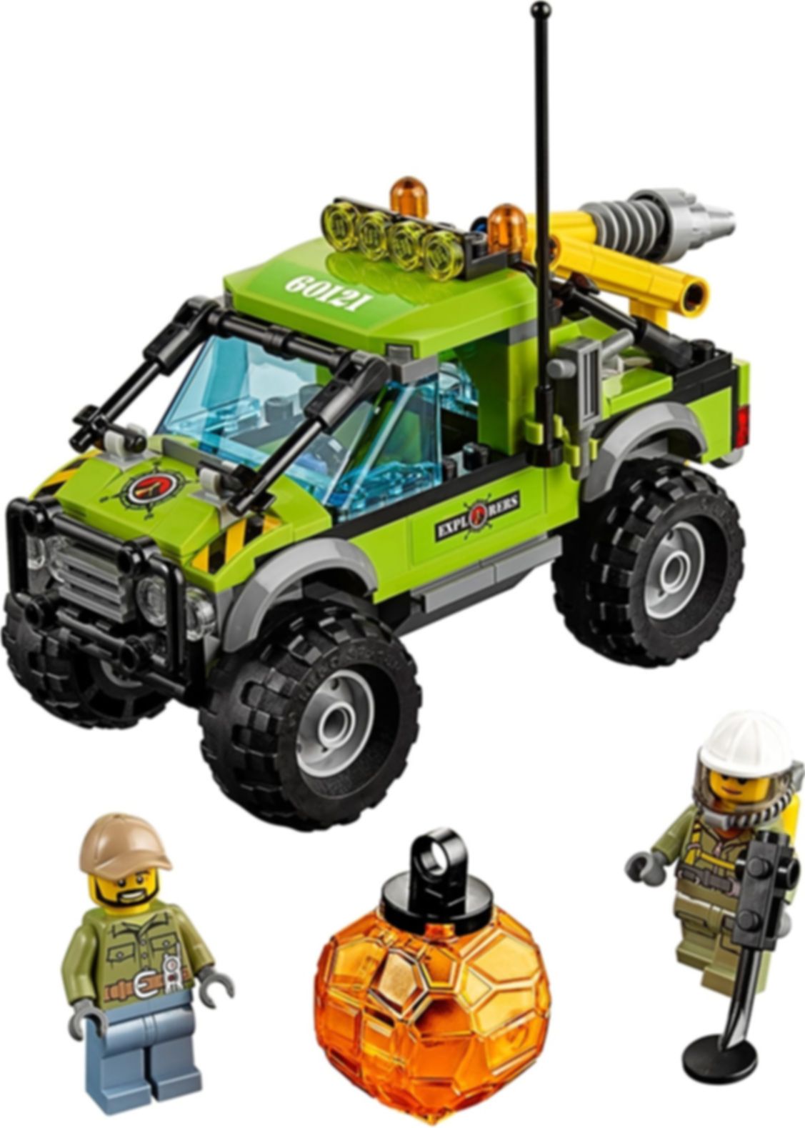 LEGO® City Volcán: Camión de exploración partes