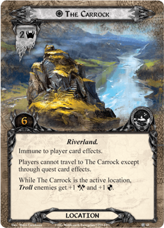 The Lord of the Rings: The Card Game - Conflict at the Carrock The Carrock card