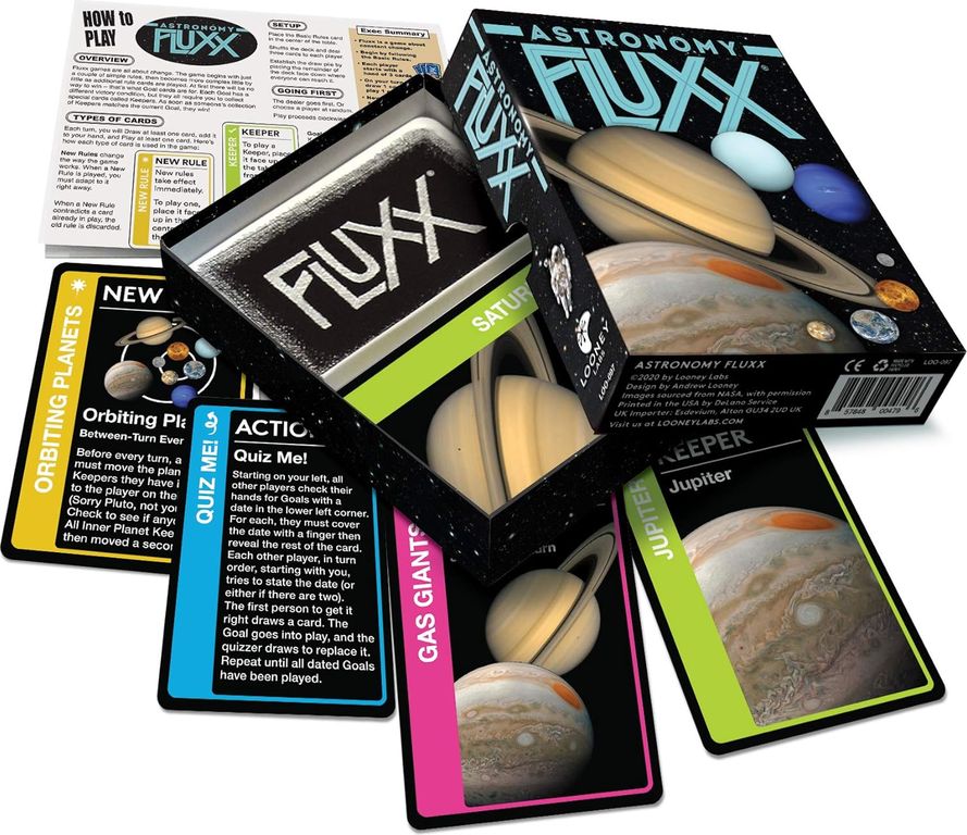 Astronomy Fluxx componenten