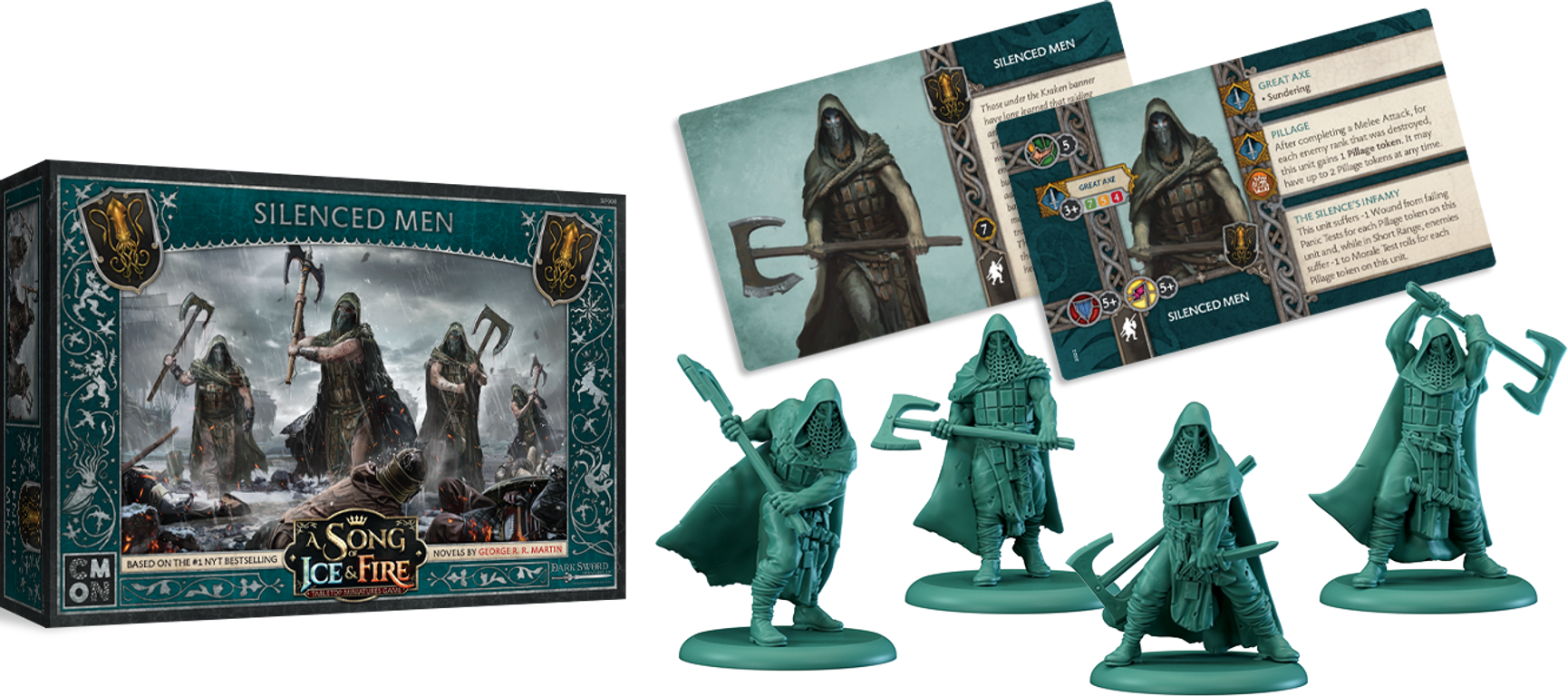 A Song of Ice & Fire: Tabletop Miniatures Game – Silenced men componenti