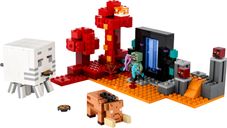 LEGO® Minecraft L'embuscade au portail du Nether composants