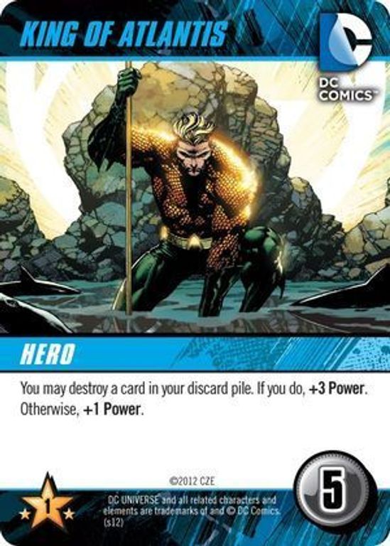 DC Comics Deck-Building Game King of Atlantis card