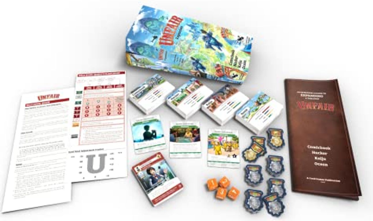 Unfair Expansion: Comicbook Hacker Kaiju Ocean components