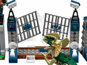 LEGO® Jurassic World L'attaque de l'avant-poste par le Dilophosaurus composants