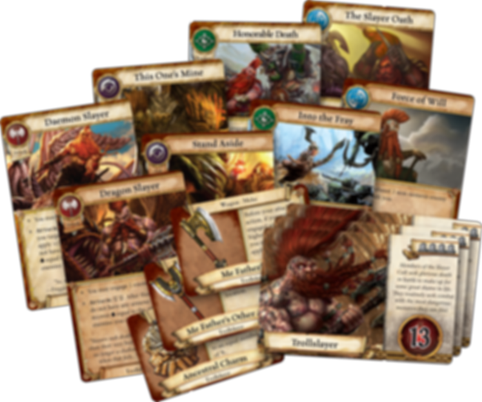 Warhammer Quest: The Adventure Card Game - Trollslayer Expansion Pack carte
