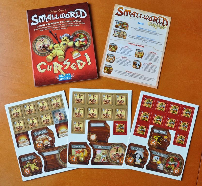 Small World: Cursed! components