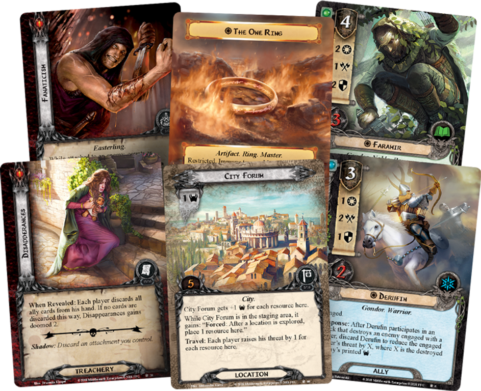 The Lord of the Rings: The Card Game - A Shadow in the East kaarten