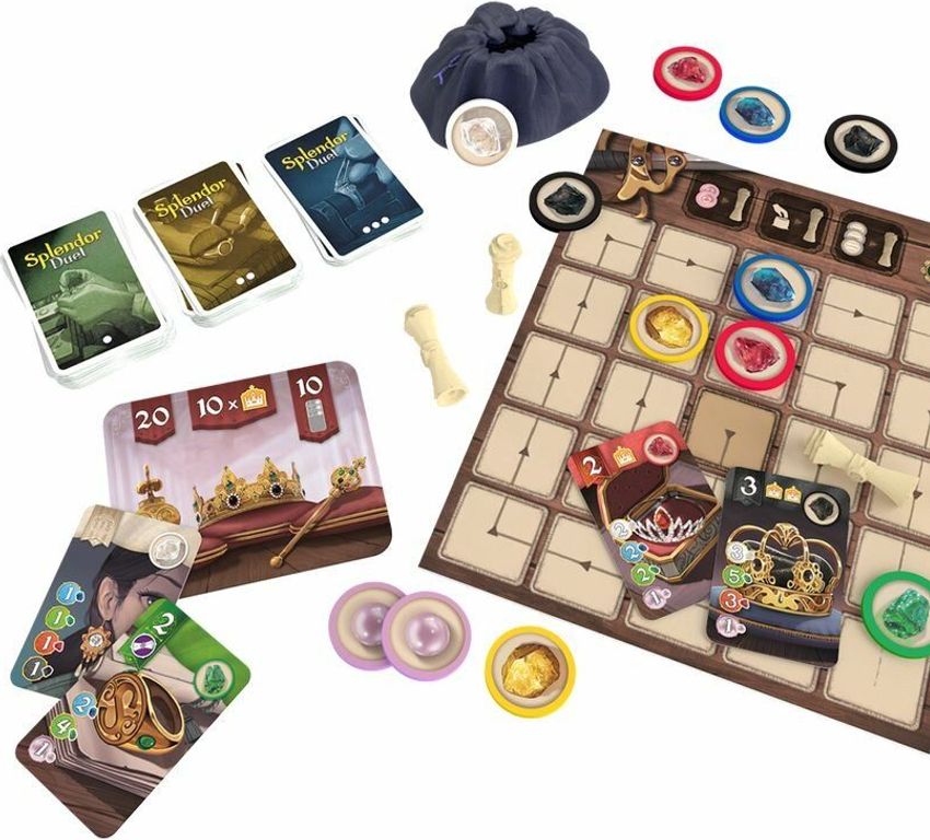 Splendor Duel composants