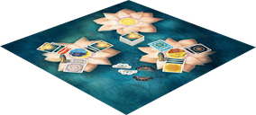 Flowers: A Mandala Game components