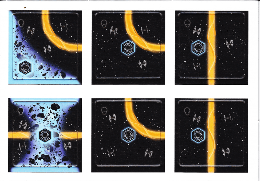 Carcassonne: Star Wars - Erweiterung 1 tiles