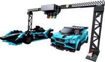LEGO® Speed Champions Formula E Panasonic Jaguar Racing GEN2 car & Jaguar I-PACE eTROPHY components
