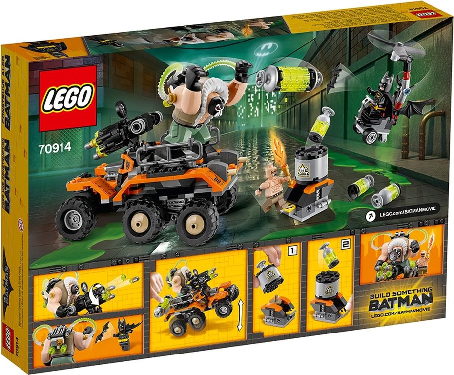 LEGO® Batman Movie L'attaque du camion toxique de Bane™ dos de la boîte