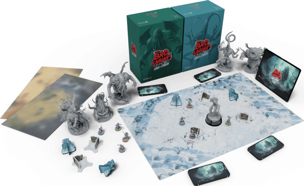 The Bad Karmas and the Curse of Cthulhu components