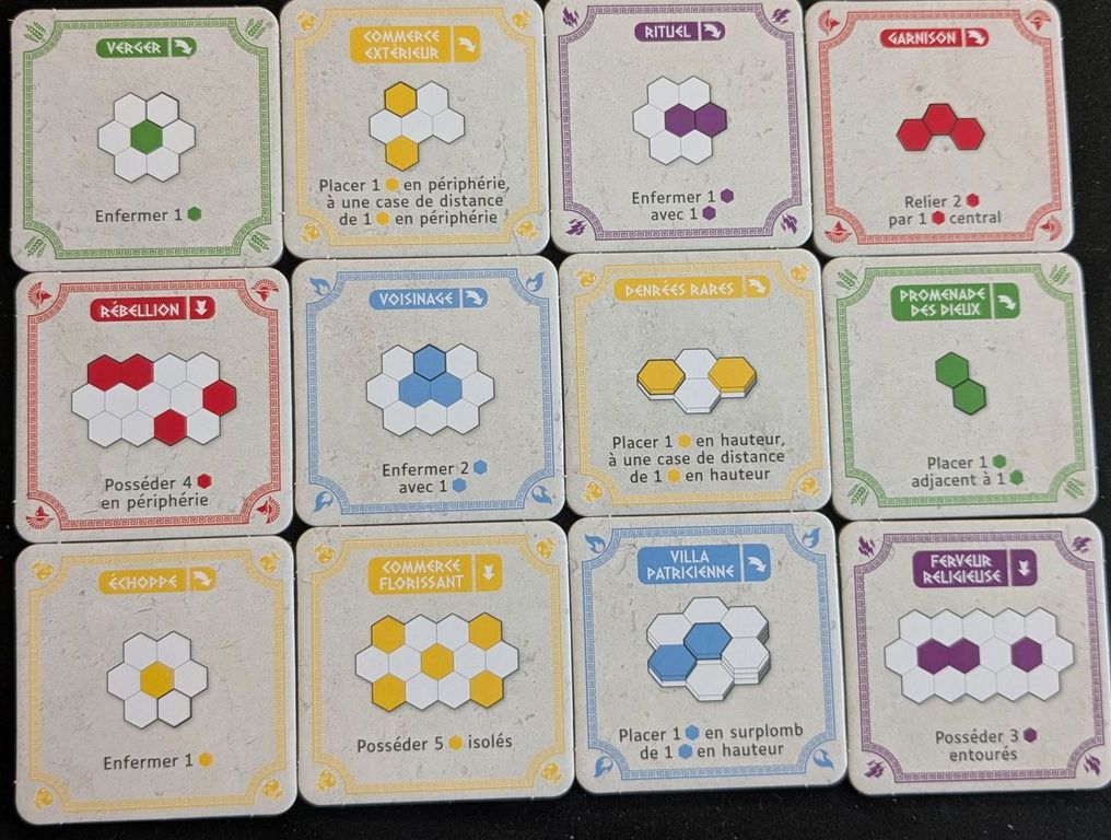 Akropolis: Pantheon cards