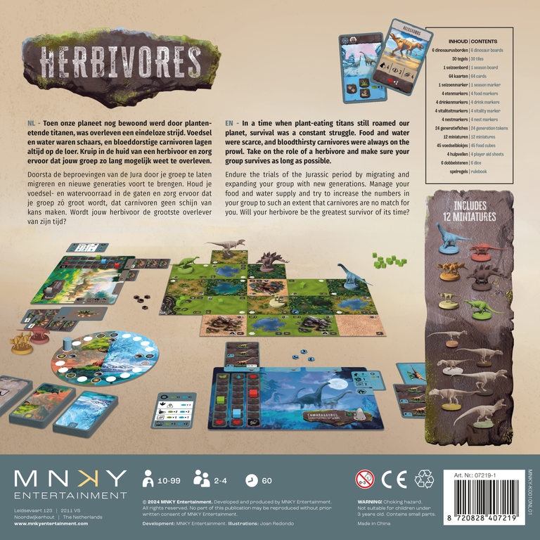 Herbivores dos de la boîte