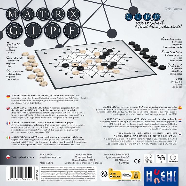 MATRX GIPF back of the box