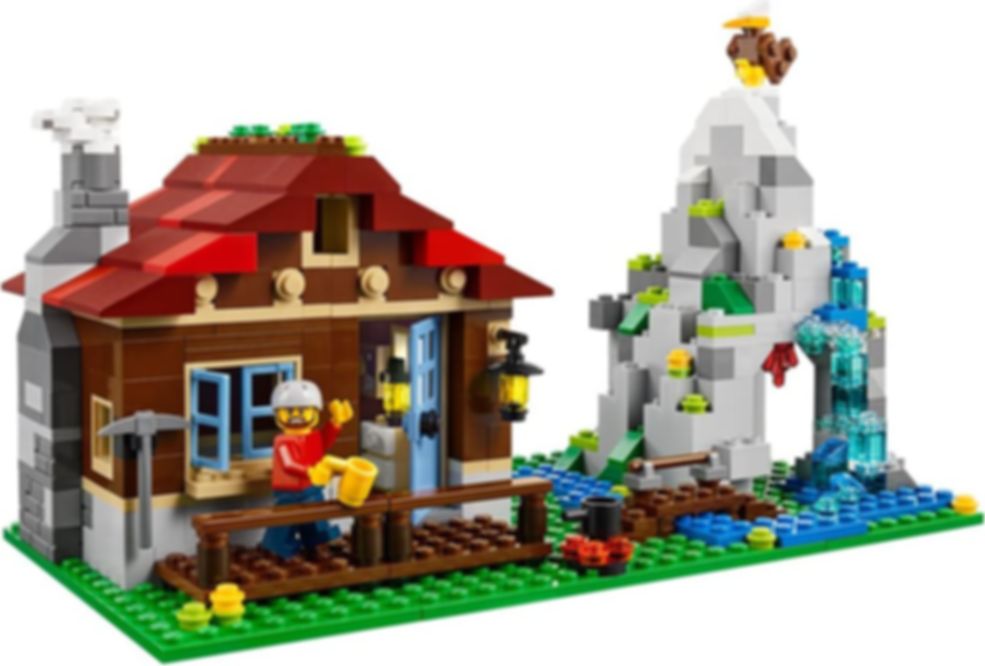 LEGO® Creator Mountain Hut components