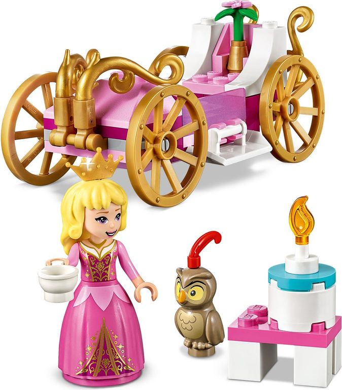 LEGO® Disney Aurora's Royal Carriage components