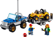 LEGO® City Dune Buggy Trailer componenten