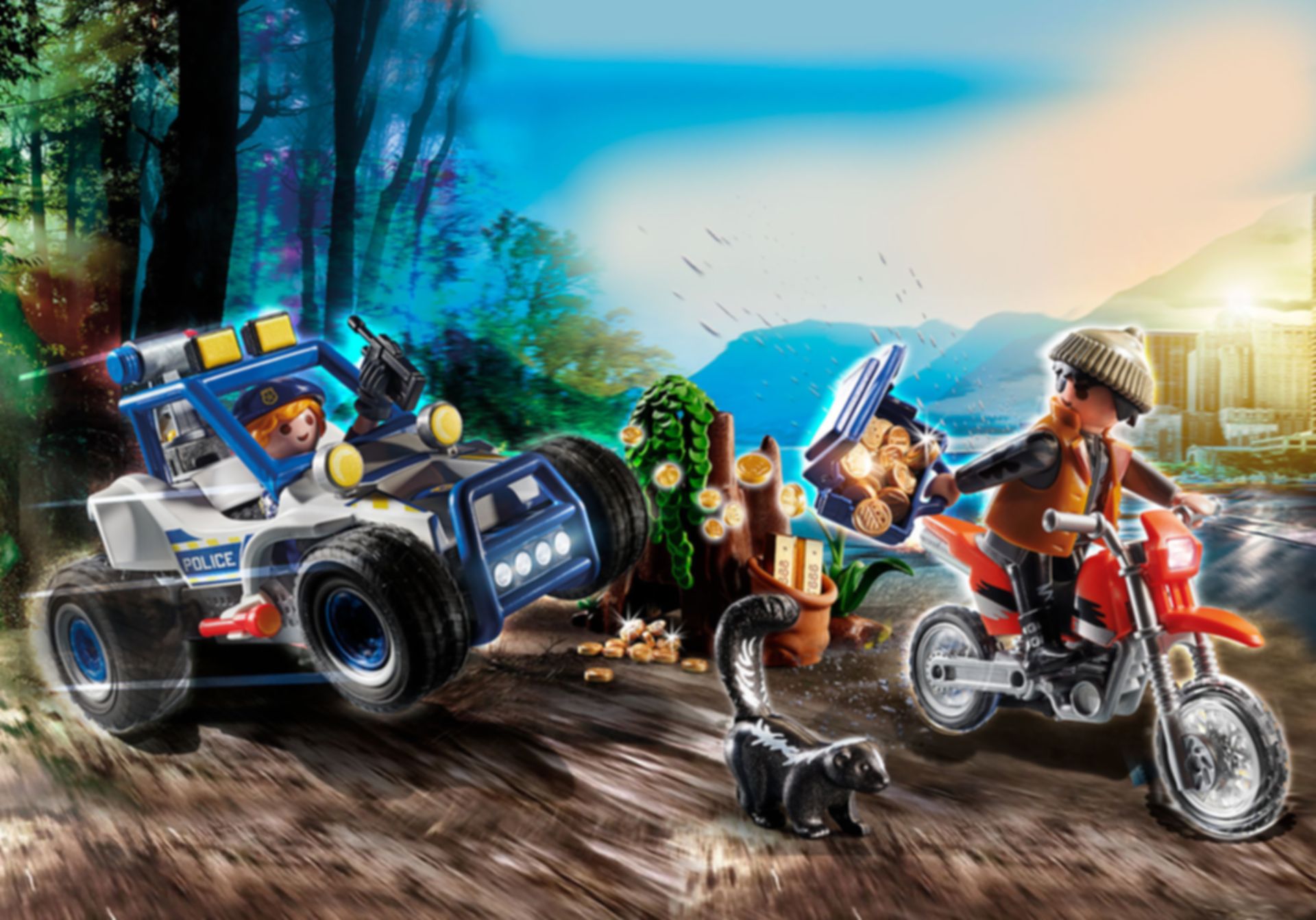 Playmobil® City Action Police Off-Road Car with Jewel Thief