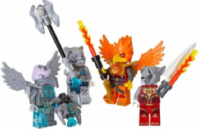 LEGO® Legends of Chima Fire and Ice Minifigure Accessory Set figurines