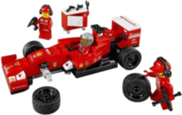 LEGO® Speed Champions Camion trasportatore F14 T e Scuderia Ferrari componenti